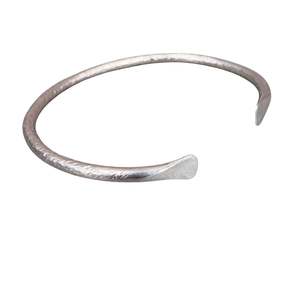 Jewellery Gifts Under 350: Maker Cuff – Hand-Forged Sterling Silver Cuff