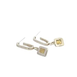 Stud Earrings: Mod Chain Link Stud Earrings