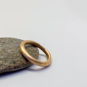 9ct Yellow Gold 3mm Sandcast Ring