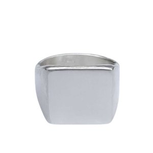 Epsom Signet Ring - Size Q - Sterling Silver