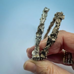 Bronze: Interwoven Flora Bangle