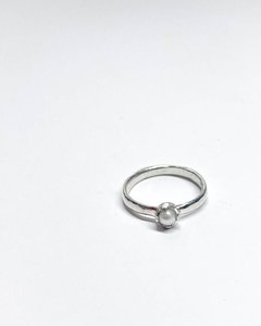 Rings: Alba Pearl Stacking Ring - Size N - Ready to Ship