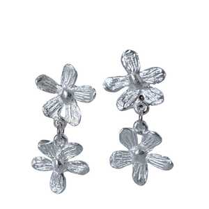 Earrings: Jasmine Duo Drop Flower Earrings