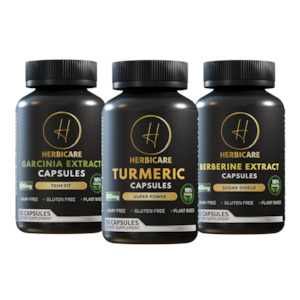 Metabolic Health Trio - Garcinia Extract, Berberine & Turmeric Bundle