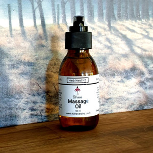 Products: Massage Oil, Organic Herb Nerd NZ