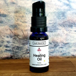 Healing Oil, Organic Herb Nerd NZ