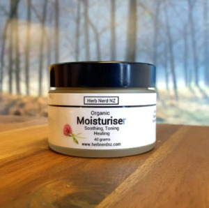 Products: Moisturiser, Organic Herb Nerd NZ