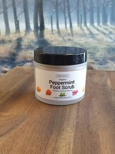 Products: Peppermint Foot Scrub, Organic Herb Nerd NZ