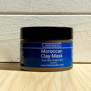 Products: Moroccan Clay Mask Herb Nerd NZ