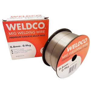 MIG Wire - GASLESS Flux-core 0.8mm x 0.9kg D100