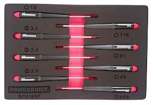 Powerbuilt 9Pc Precision Screwdriver Tray