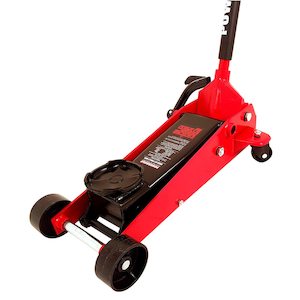 Trolley Jack: Powerbuilt 2500kg / 2.75 Ton Garage Jack with Quicklift