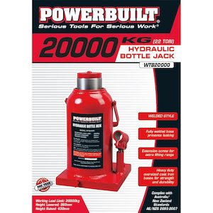 Powerbuilt 22Ton / 20000Kg Bottle Jack