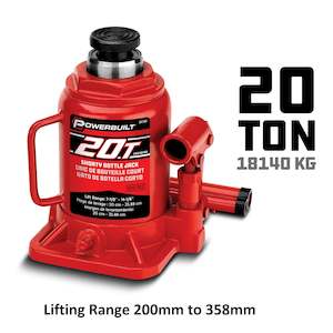 Powerbuilt 18140kg / 20 Ton Shorty Bottle Jack