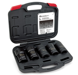 Socket Sets: 1” Dr 5pc Master Budd Wheel Socket Set