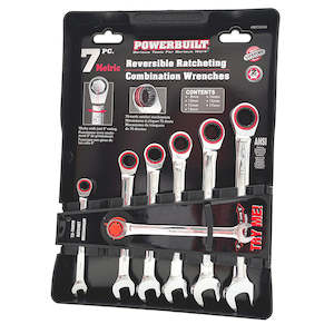7pc Metric Reversible Gear Spanner Set