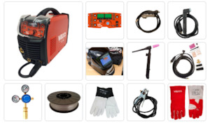 Mig Multi Process: WELDCO MIG160D Inverter MIG/TIG/ARC 10A plug Combo