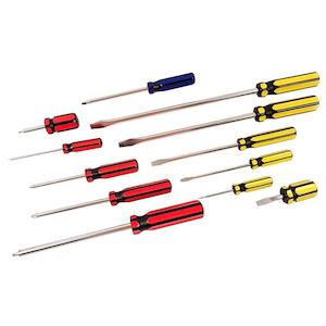 Screw Driver Sets And Screw Drivers: Trades Pro 12Pc Screwdriver Set