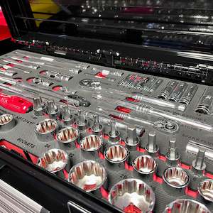 POWERBUILT 294pc Roller Cab Tool Set Black