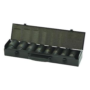 Tool Sets: Powerbuilt 3/4Dr 8Pc Metric Deep Impact Socket Set