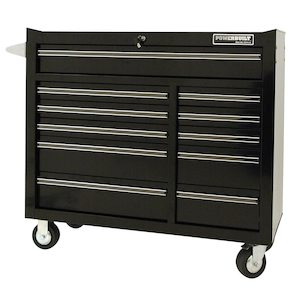 POWERBUILT 41" 11 Drawer Roller Cabinet - Racing Series