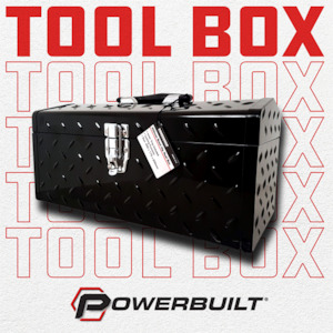 Powerbuilt Tool Chests Racing Series: POWERBUILT 16" Portable Steel Tool Box