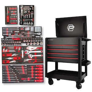 196pc Service Cart & Tools