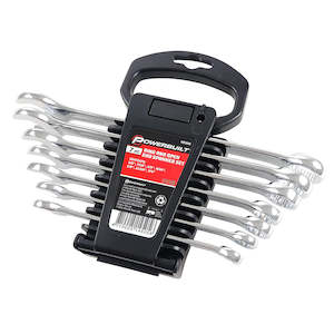Wrenches: Powerbuilt 7pc Imperial R&OE Spanner Set