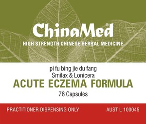 ACUTE ECZEMA Formula - Smilax & Lonicera - pi fu bing jie du fang - Herbs for Health NZ
