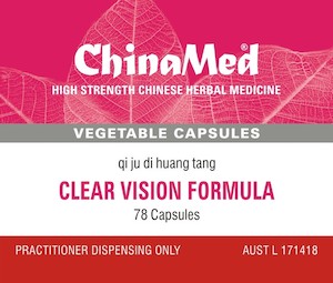 Products: CLEAR VISION Formula - qi ju di huang tang - Herbs for Health NZ