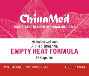 Products: EMPTY HEAT Formula A. P. & Rehmannia zhi bai ba wei wan - Herbs for Health NZ