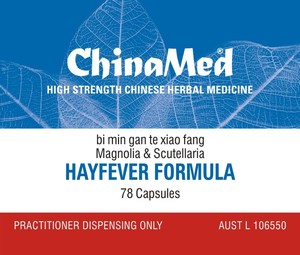 Products: HAYFEVER Formula - Magnolia & Scutellaria - bi min gan te xiao fang - Herbs for Health NZ