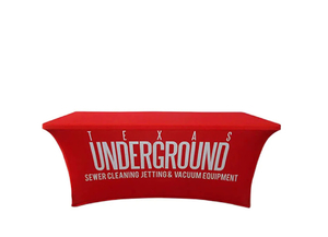Products: Custom Printed Stretch Table Covers - Full Colour - 4FT, 6FT, 8FT - Hercules Instant Shelter