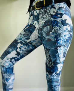 HERDD merch Performance tights The Blue-out Floral - HERDD Home of HERDD pet car&hellip;