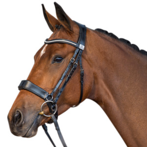 Fairfax Bridles: Fairfax Snaffle with Standard Cavesson Noseband