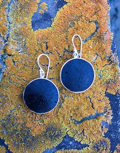 Alison Blain: Lava Disc Earrings
