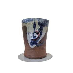 Blue Splash Glaze Beaker
