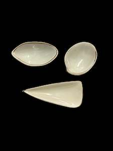 Pottery: Set of 3 Dip Shells