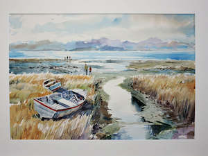 John Keith Reed: Low Tide, Lake Grassmere