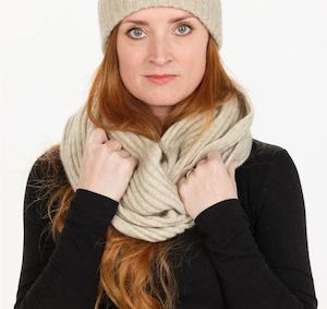 Possum Merino: Ribbed Loop Scarf