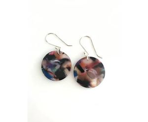 Jewellery: Tortoiseshell Disc Earrings