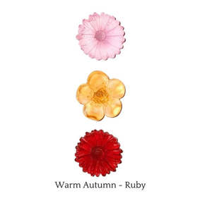 Luke Jacomb Studio: 3 Flowers - Autumn - Ruby