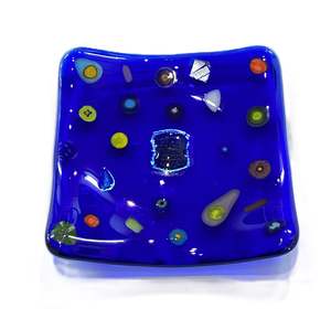 Glass: Small Cobalt Platter