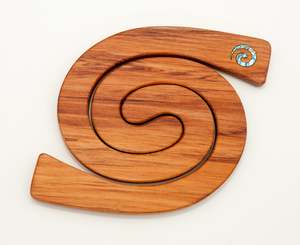 Mini 2 in 1 Tablemat Rimu - Paua Koru