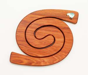 Homewares: Mini 2 in 1 Tablemat Rimu - Paua Kiwi