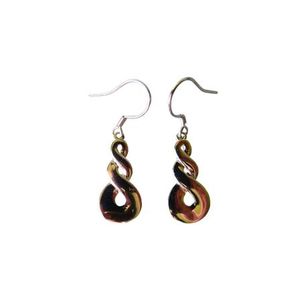 Jewellery: Pikorua Drop Earrings