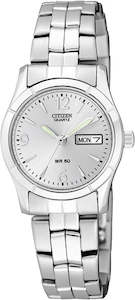 Ladies Silver Quartz Dress Watch