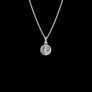 Necklaces & Pendants: Sterling Silver Fantail Coin Necklace
