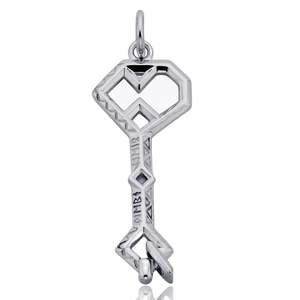 Mens Jewellery: Sterling Silver Thorin's Key LOTR Necklace