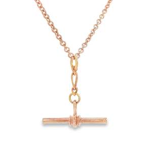 9ct Rose Gold Adjustable Cable Chain